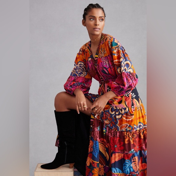 Farm Rio Button-Front Maxi Dress - Picture 4 of 11